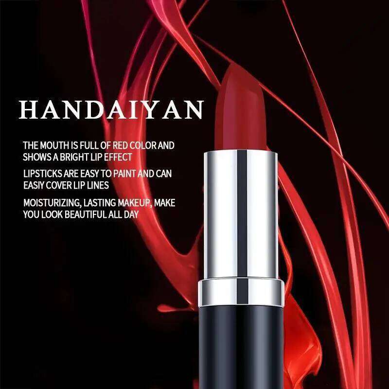 12 Colors Matte Lipstick Long Lasting High Pigment Velvet Soft Full Coverage Lip Makeup Nude Red Sexy Women Beauty Cosmetics W260311