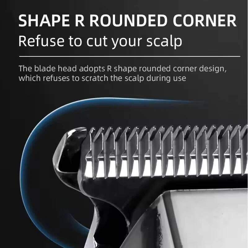 Kemei KM-5027 Electric Clipper Rechargeable Hair Trimmer LCD Display Hairdresser Professional Cutting Machine C260312