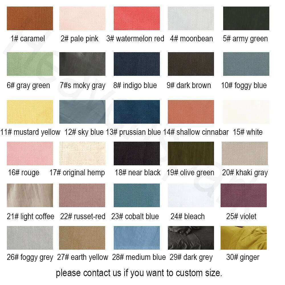 100% Pure Linen Bedding Set, 200x200 Double King Queen Size Duvet 2 People 220x240, Nordic Bed Cover, 150 Quilt Cover 135 H260312