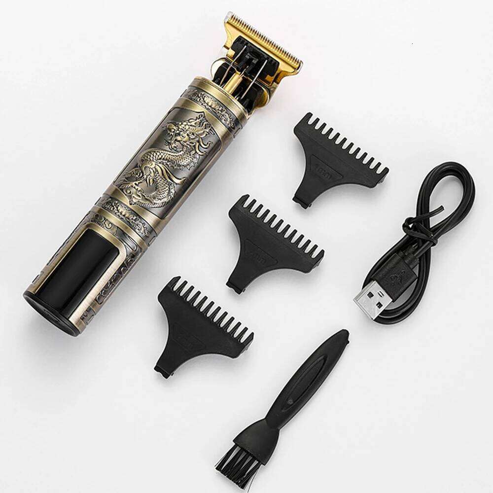 Electric Clipper USB Charging Cutting Machine Vintage Hair Trimmer Portable Shaver Professional Barber Boyfriend Gift C260312