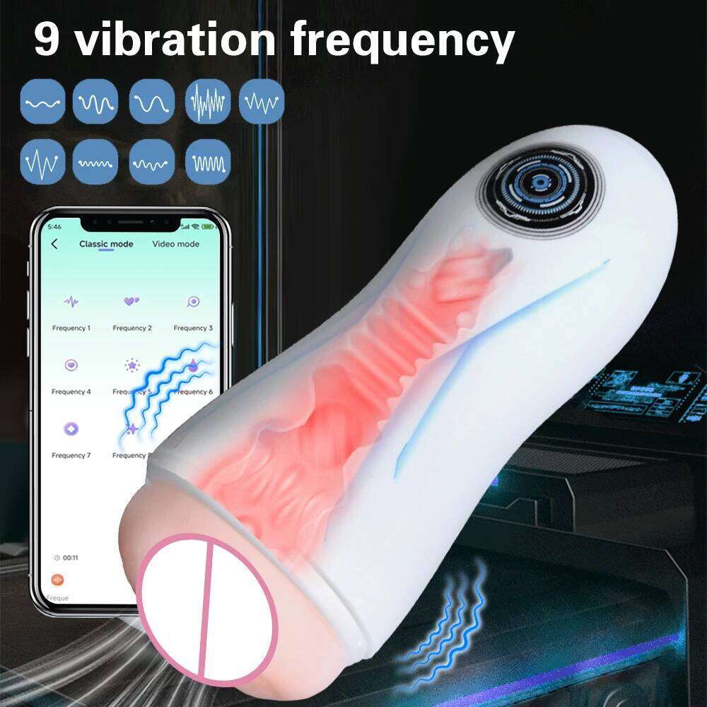 Automatic Male Masturbator Cup Sucking Machine Suction Blowjob Vagina Masturbation Pussy Vibrator Sex Toys for Men Z260312