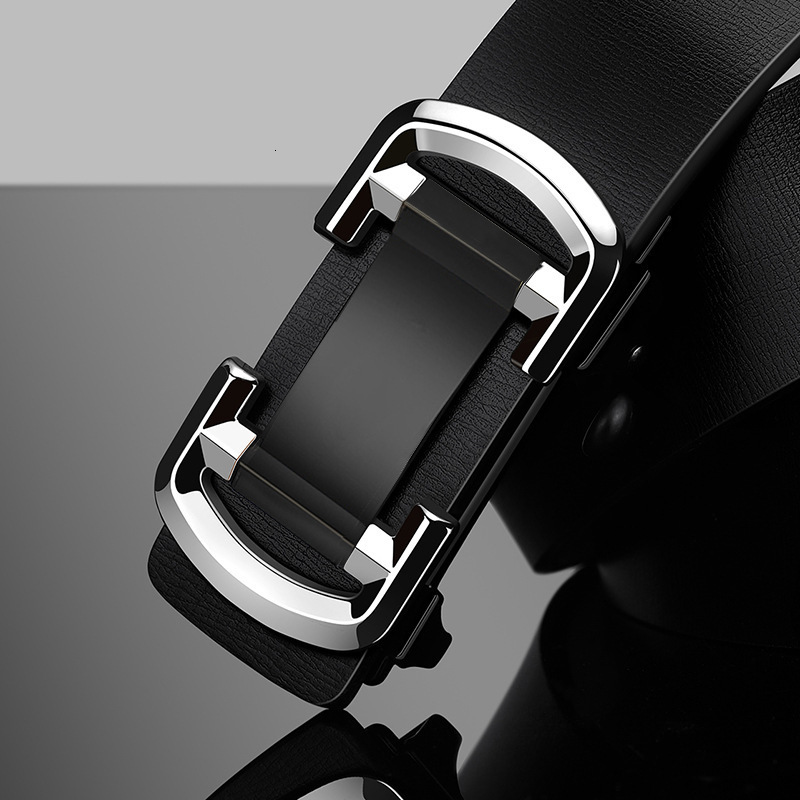 2026 New Designer Luxury Brand Men's Belt Wholesale Men's PU Belt Toothless Automatic Buckle Multi Functional Fashion Leisure Versatile Men&