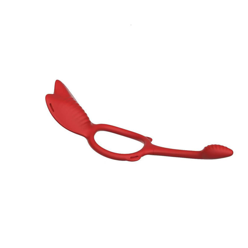 Free Shipping Cross-Border Foreign Trade New Product Panty Style Unisex Wearable Vibrator Clitoral Masturbation Vibrating Semen Locking Ring Adult Sex