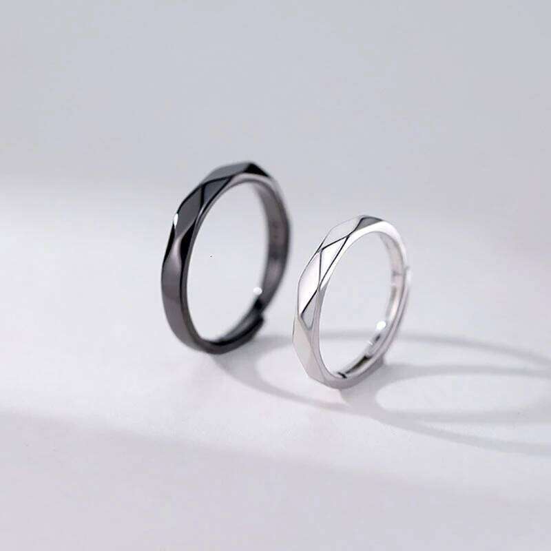 Hot Selling Silver Couple Rings For Women Men Party Gift Jewelry Valentine's day Gifts W260311