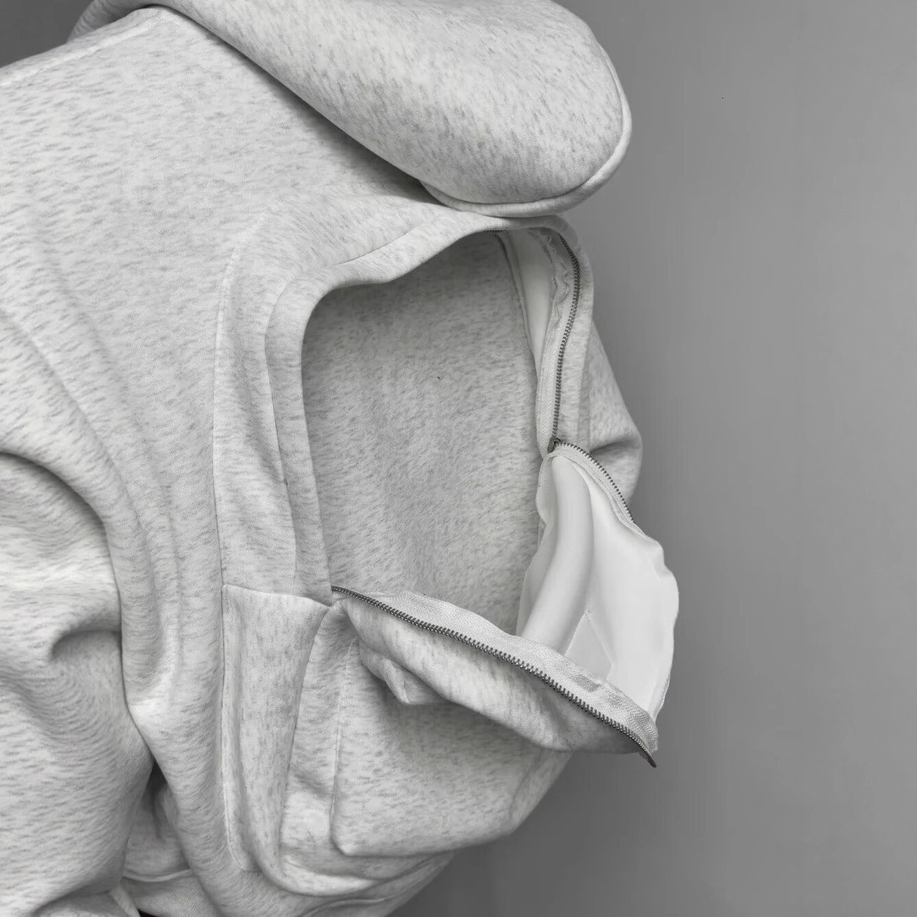 Extra Large Size Designer Hoodie 150kg Hoodie With Backpack Design Men's Summer Fashion Brand High-end Feel Ins-style Zip-up Jacket