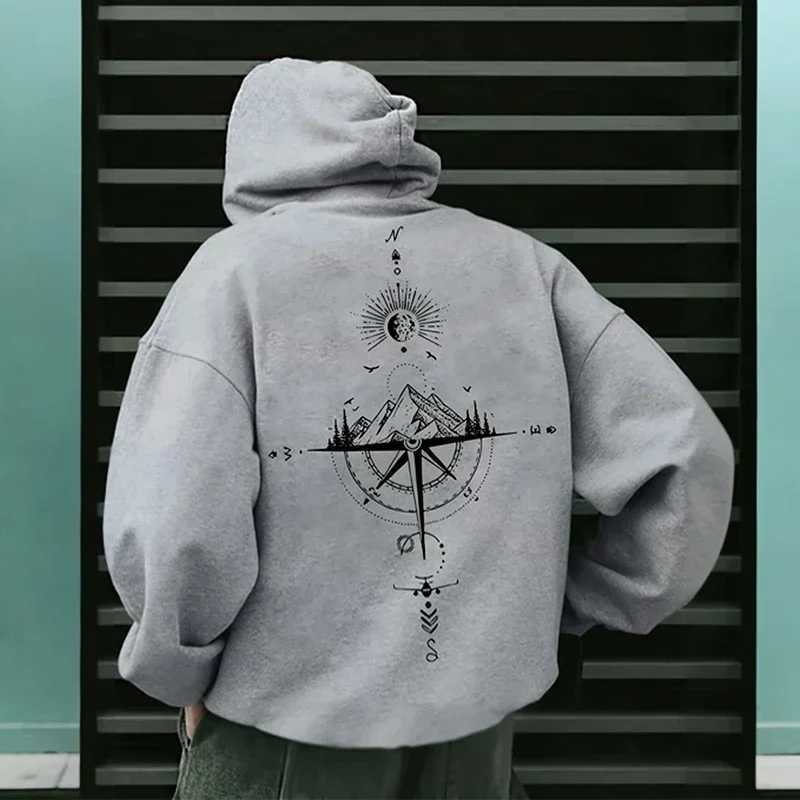 Mens hoodies high-quality long-sleeved hooded sweatshirts spring and autumn casual sports tops for mens wear M260312