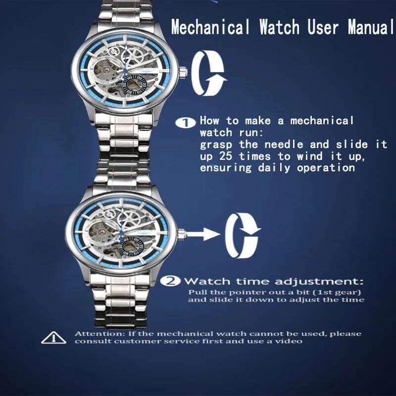 LONGLUX automatic man luxury wholesale mechanical wristwatches stainless steel skeleton waterproof mens watch men gift