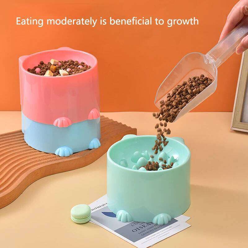 Dog slow food small anti-choking bowl neck protection design cat and dog feeding device pet supplies 26Y0312