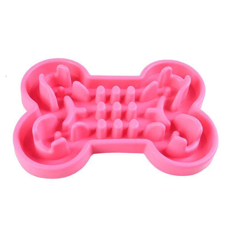 Pet Dog Bowl Healthy Soft rubber Slow Feeder Anti-Slip Anti-Gulping Choke travel bowl for Cat dog Food feeding slow feeder 26Y0312