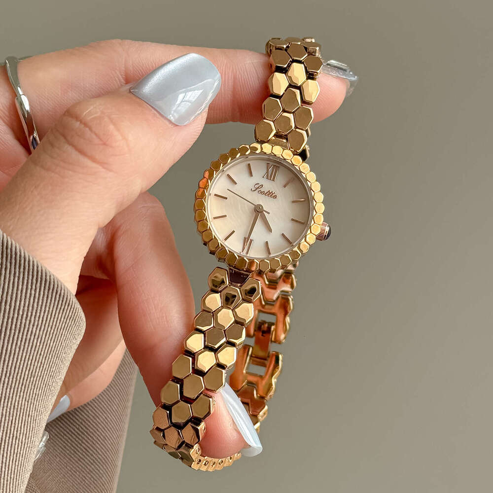 With Box Dainty Design Bracelet Women's Rose gold Small Watch Free gift