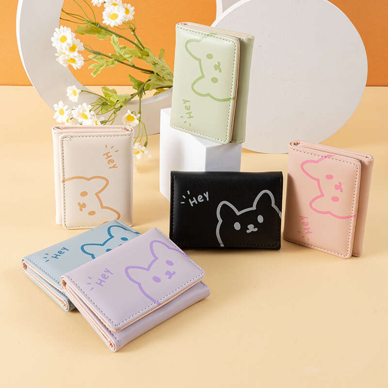 Luxury fashion wallet Women S Korean Version New Cute Cartoon Off Coin Purse Girl Student Printed Portable Wallet