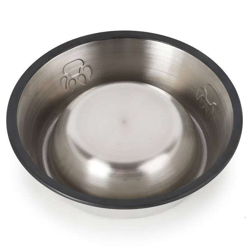 Quality Paw Stainless Steel Bowl Feeder Skidproof Anti-ant Shape Cat Dog Bowls Food Accessories Pet Supplies 6 Sizes 26Y0312