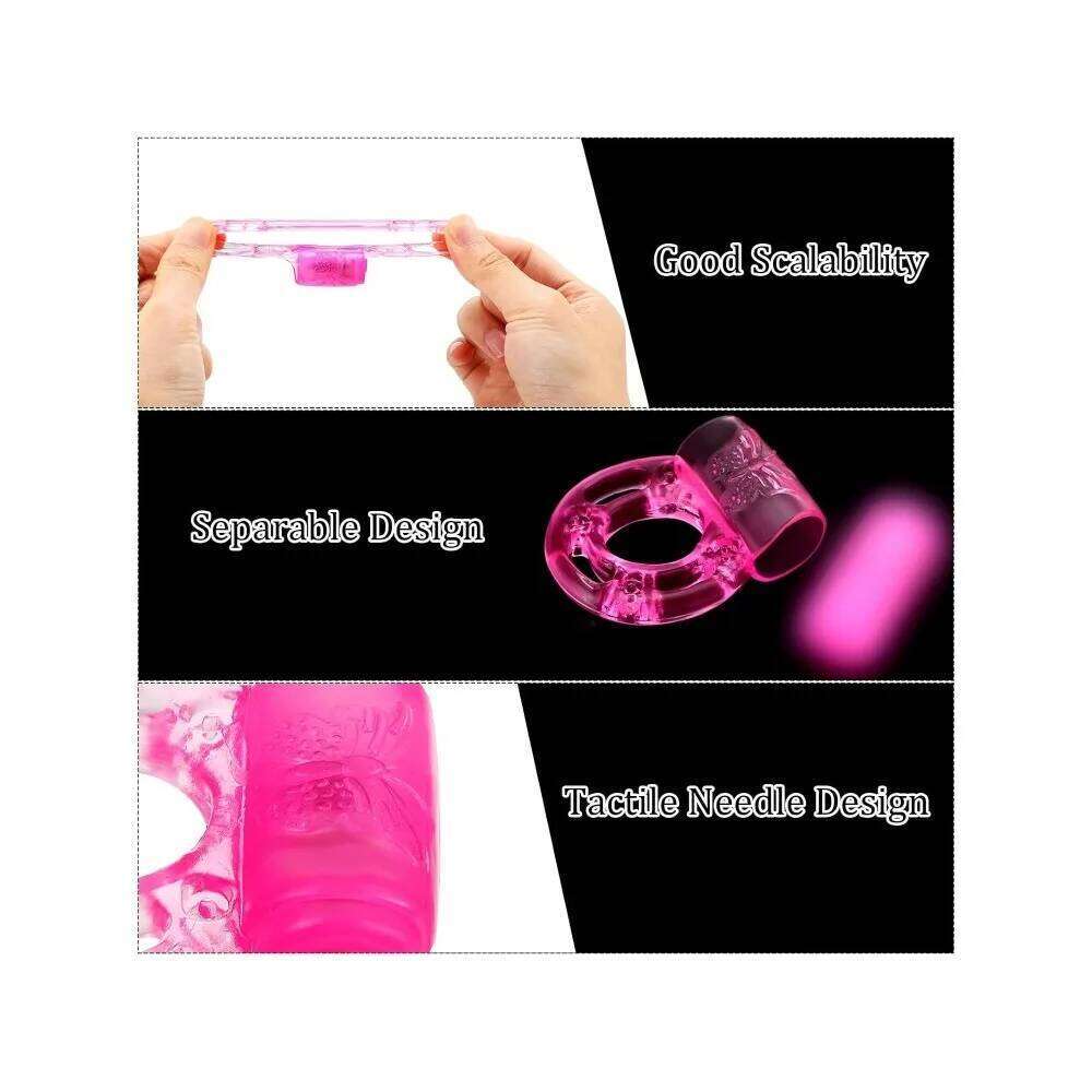 Vibrating Cock Vibrator Silicone Penis with Clit Stimulator Intimate Sex Toys Men Long Lasting Stronger Vibrators Ring Z260312