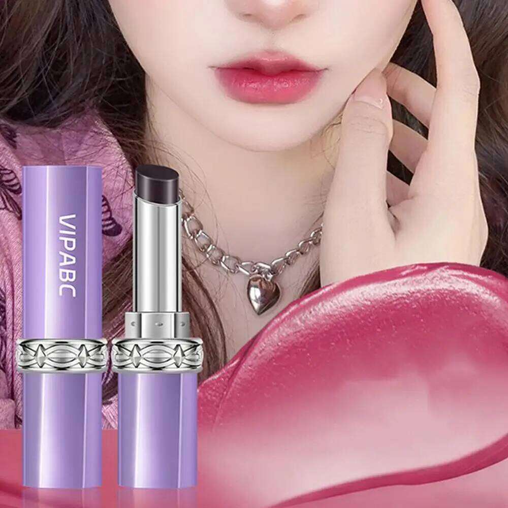 Black Color-changing Cinnamon Milk Tea Nude Natural Lip gloss Moisturizing Lipstick Pseudo-natural Face Makeup W260311