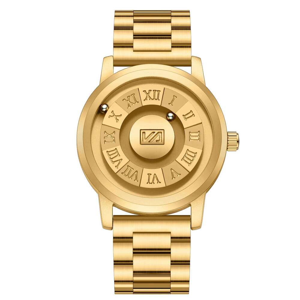 HANNAH MARTIN Quartz Black Maglev Stainless Steel Strap Fashion Business Clock Man Formal Gift Japanese Movement Top Watch