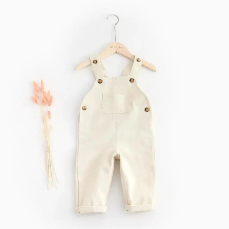 Baby Boy Solid Denim Overalls Child Jean Bib Pants Infant Jumpsuit Childrens Clothing Kids Autumn Girls Outfits 260311