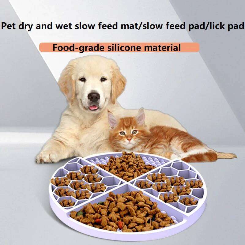 Dogs Pet Supplies Silicone Licking Cat Feeder with Suction Cup Slow Feeding Pad Dog Peeling Mat GCP02 26Y0312