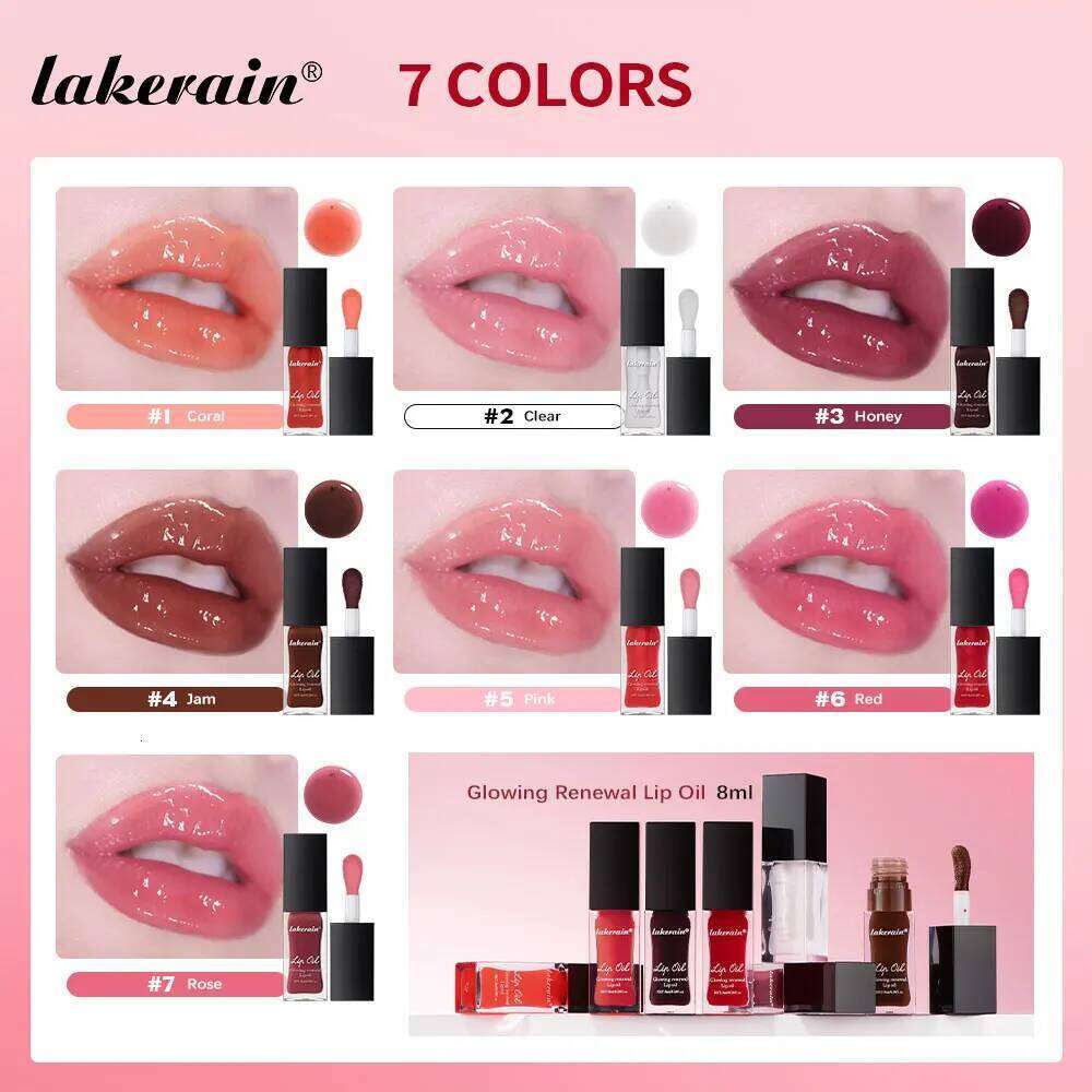 Glowing Lip Moisturizing Care Of The Benetitnt For Lips Nourishing Jelly Liquid Pink Plumping Gloss Oil W260311