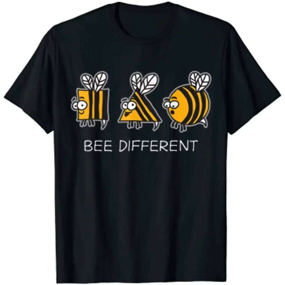 Bees Are Different Weird Unique Interesting Beekeeper Women's Street Casual Daily Four Seasons T-shirts Y2K Top Summer Z260312