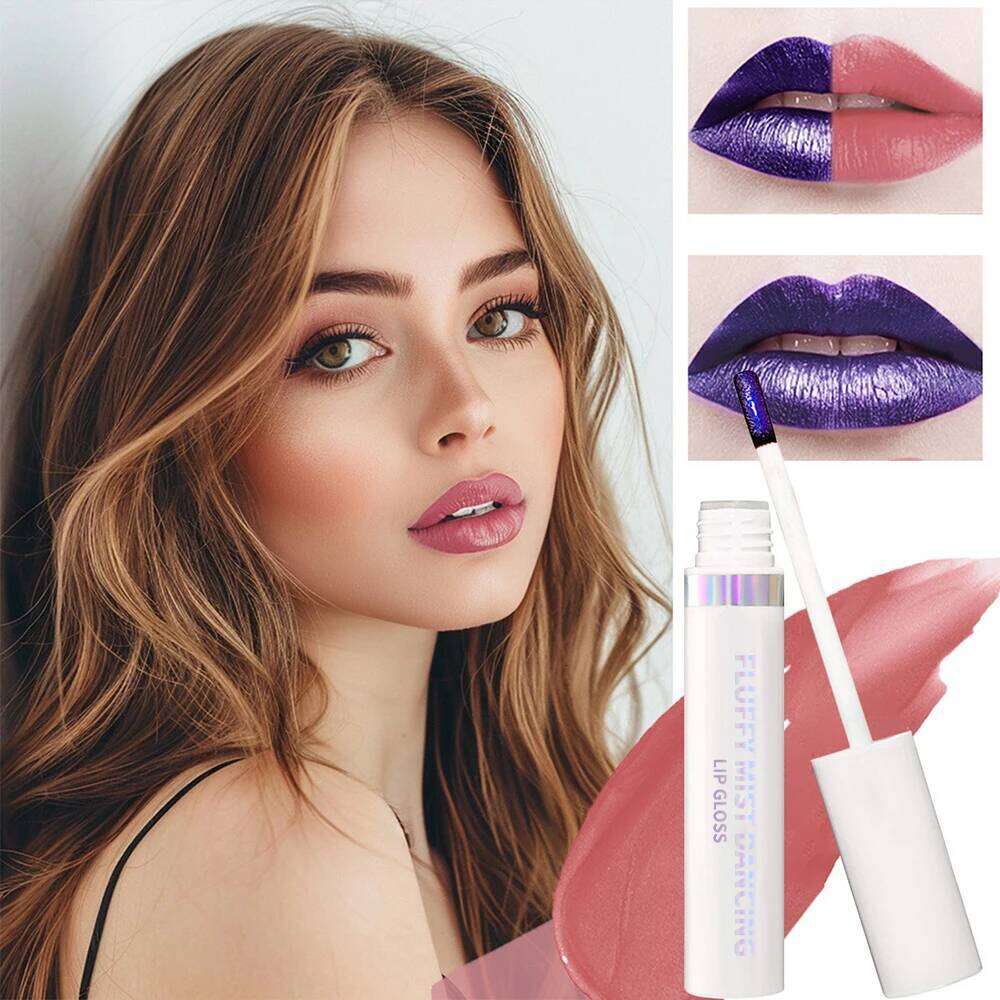 Tint Lipsticks Cosmetics Makeup Long Lasting Waterproof Peel Off Stain Pink Red Metallic Lip W260311
