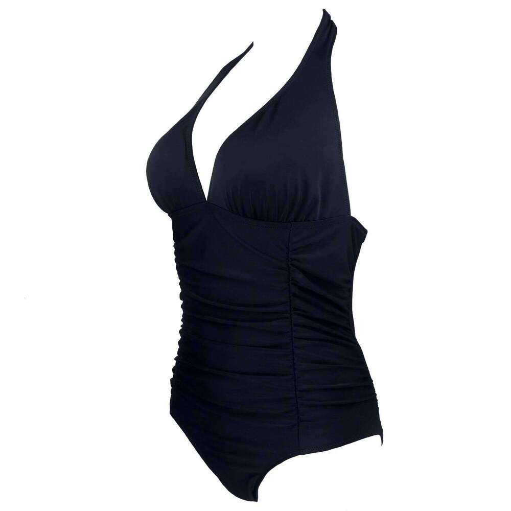Waist Slimming Monokini V Neck One Piece Swimsuit Maillot de Bain Backless Bathing Suit for Women Tummy Control Swimwear Y260303