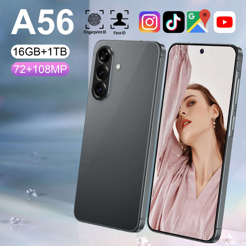 Well-known brand cross-border new product A56 Android smartphone, 7.3-inch large screen, 16+1TB, factory direct price, dropshipping available. CKS
