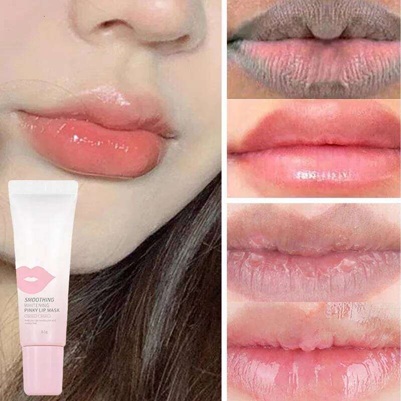 Balm For Remove Dark Melanin Dead Skin Removal Lighten Lip Lines Exfoliate Whitening Moisturizing Nourishing Serum 8.5g W260311
