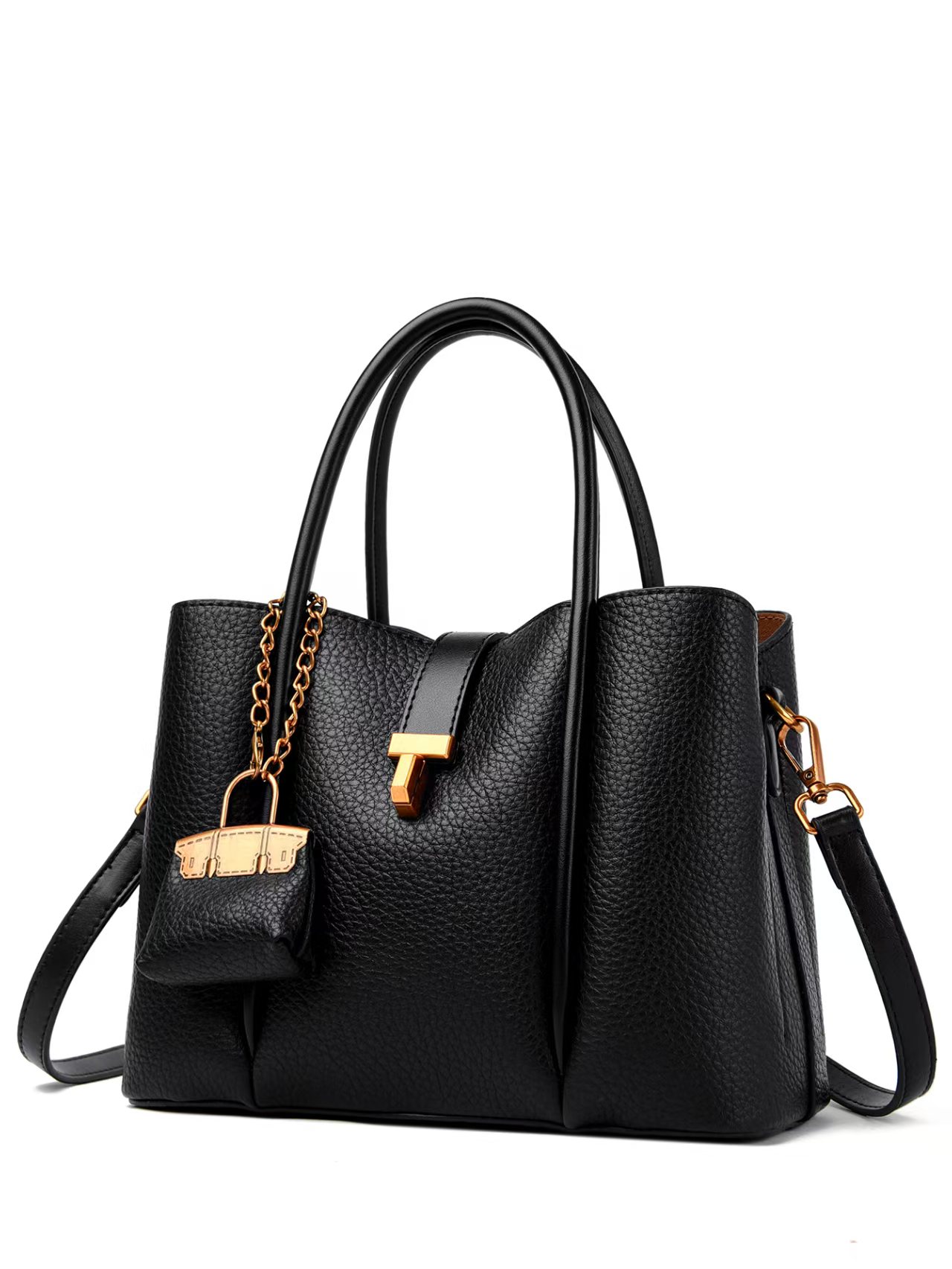 Single-shoulder crossbody handbag with versatile and fashionable style for women