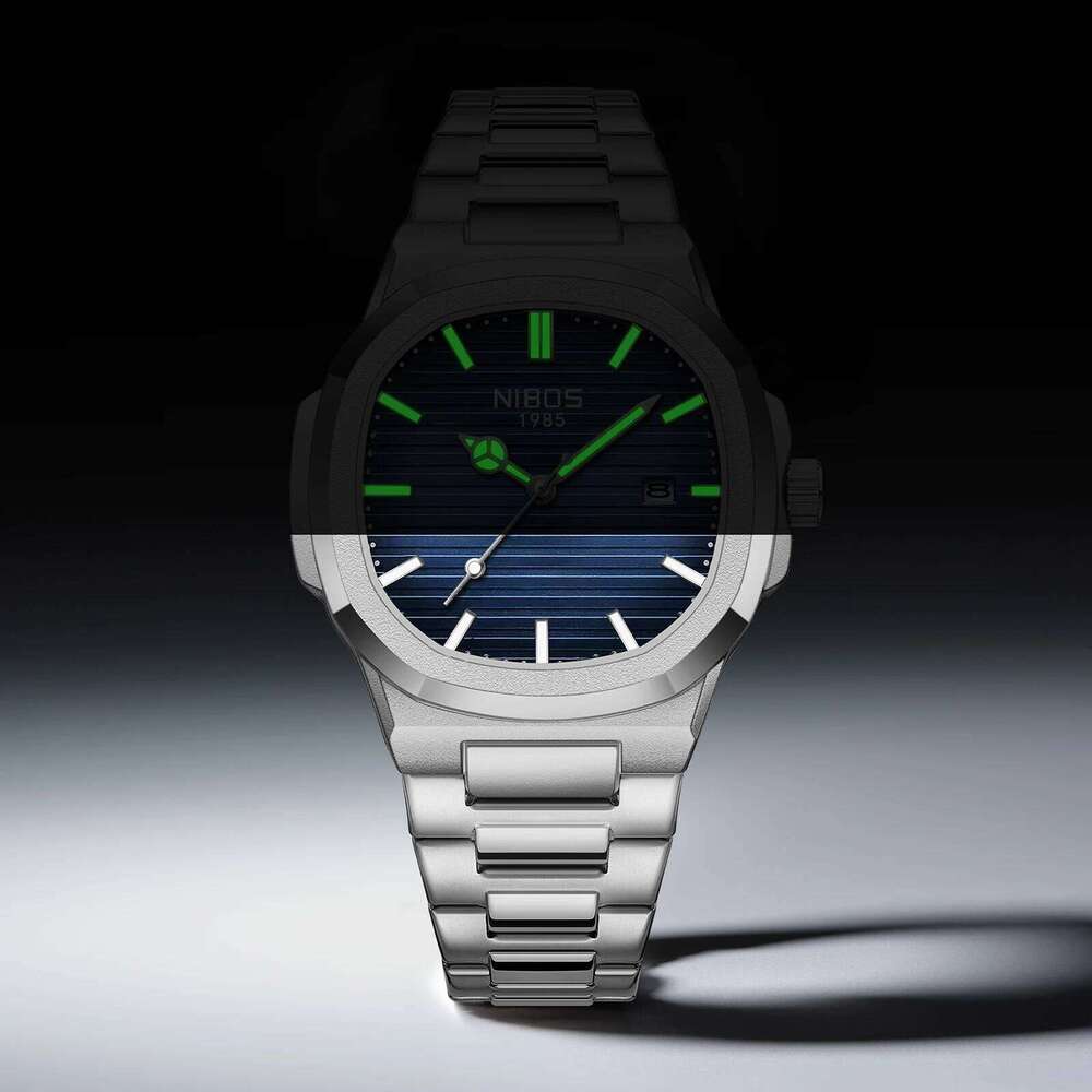 2025 New Luxury Quartz Watches 30M Waterproof Automatic Date Man Stainless Steel Sport Chronograph Watch for Men Clock
