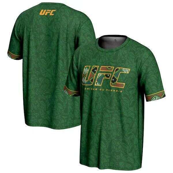 2026 New Men's T-Shirt 3D Printed UFC Wrestling Training Wear European And American Youth Sports Round Neck Short Sleeve WKERSIY