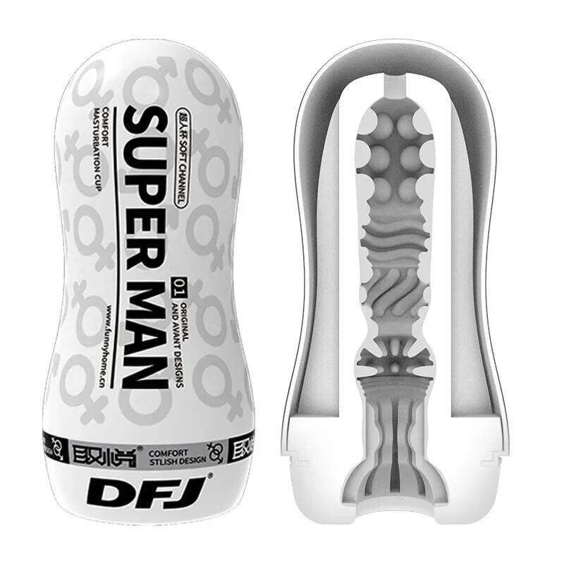 Male Masturbator Sucking Multiple Channel Stimulation Vagina Endurance Exercise Adult Supplies Vacuum Pocket Cup for Men Z260312