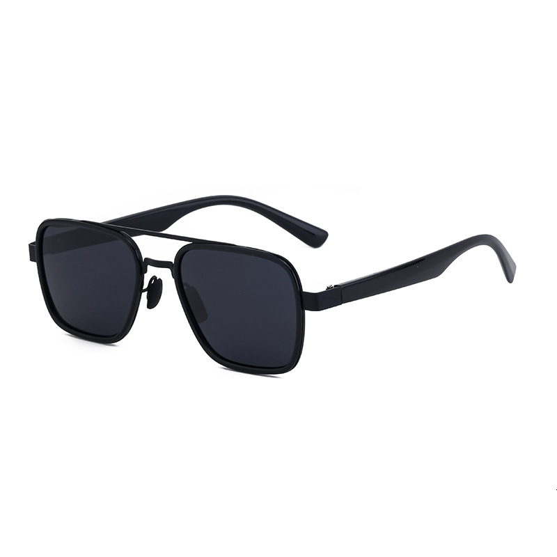 2026 New Fashion Square Frame Polarized Sunglasses for Men Driving Anti-Glare Outdoor Sun Protection Shades
