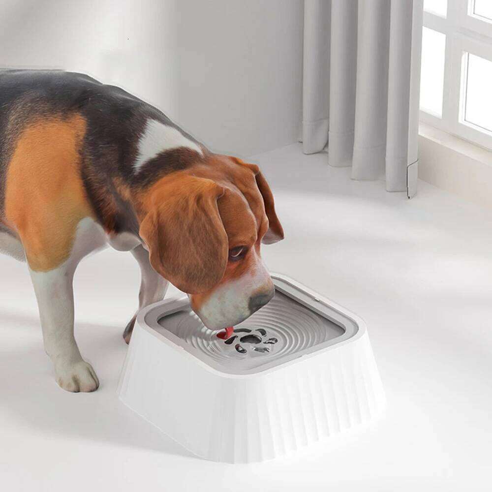 1PC Pet Floating Dog And Cat Neck Protection Non-Slip Floatation Water Tray Pets Drinking Bowl 26Y0312