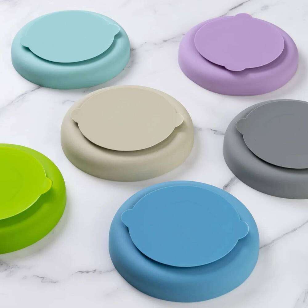 1Pc Silicone Pet Slow Feeder Food Mat Anti-Slip Lick Bowl for Dogs and Cats 26Y0312