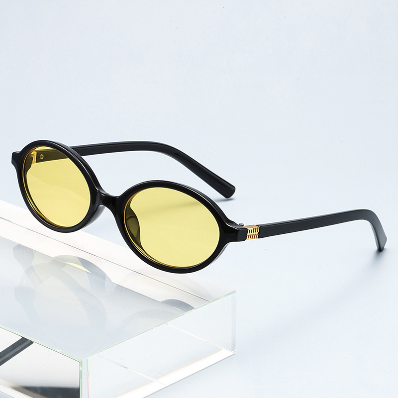 New Eyeglass Nerd Myopia Oval Flat Small Retro Korean Style Plain Glasses Frame for Women