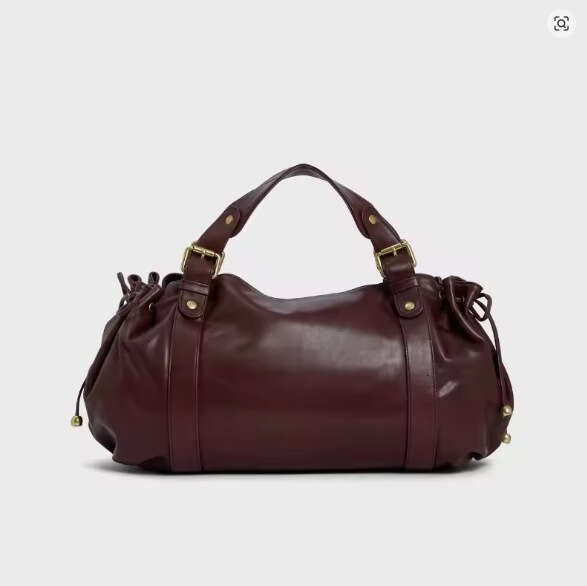 Women S Retro Handbag Autumn Winter Soft Leather Wrinkled Tote Cross Border Large Capacity Shoulder Bag