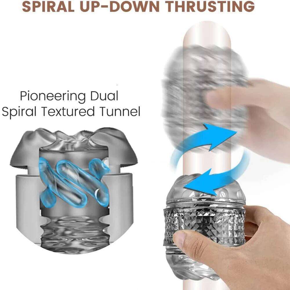 Portable Manual Male Mastubator Blowjob Penis Massage Masturbation Cup Sex Toys Adult Goods for Men Masturbate Glans Exercise Z260311