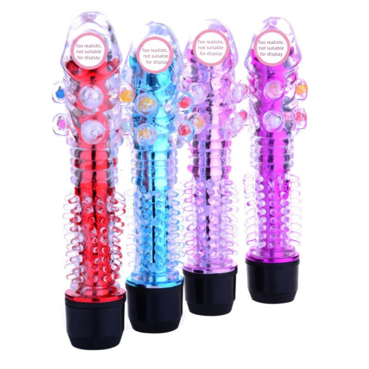 Free Shipping Foreign Trade Hot-Selling Crystal Vibrator, Dragon Small Dildo, Single-Vibration Manufacturer, One-Piece Drop Shipping Electric Roller B