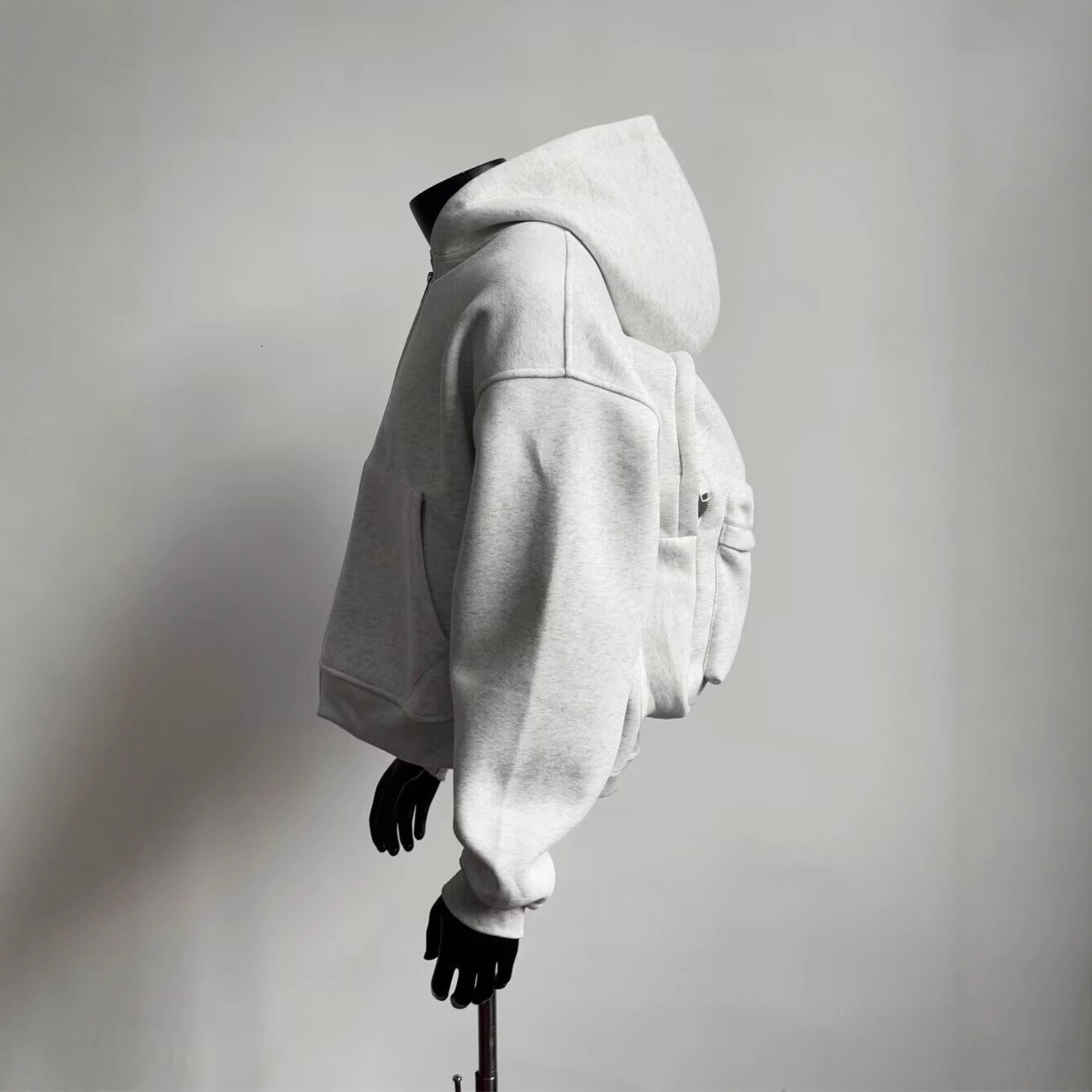Extra Large Size Designer Hoodie 150kg Hoodie With Backpack Design Men's Summer Fashion Brand High-end Feel Ins-style Zip-up Jacket