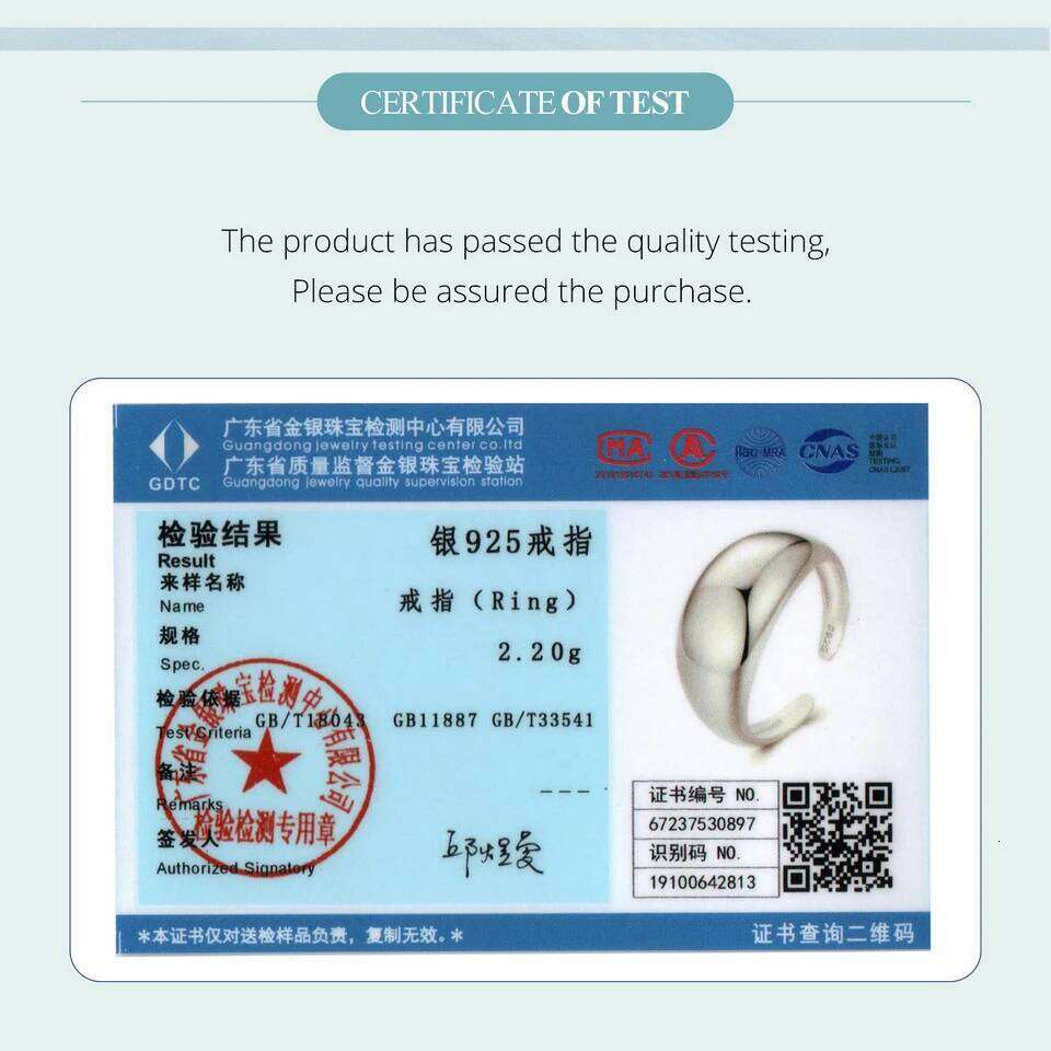 BAMOER 925 Sterling Silver Chunky Adjustable Bold Thick Statement for Women Minimalist Rings H260312