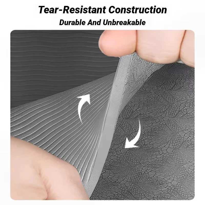 Foldable TPE Yoga Mat Eco Friendly Double Sided Non-slip Folding Travel Fitness Mat for Yoga Pilates Floor Workouts M260312