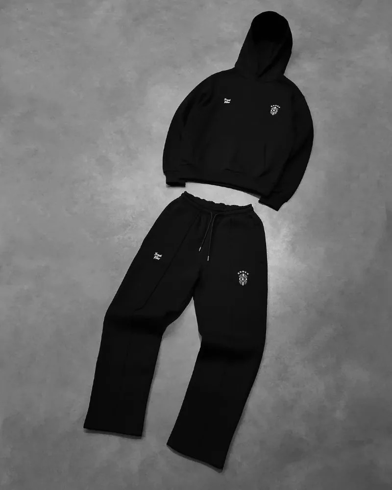 Y2k Men Clothing set Street retro Gothic tracksuit Harajuku Trend Hip Hop personality pattern embroidery oversized tracksuit 260311