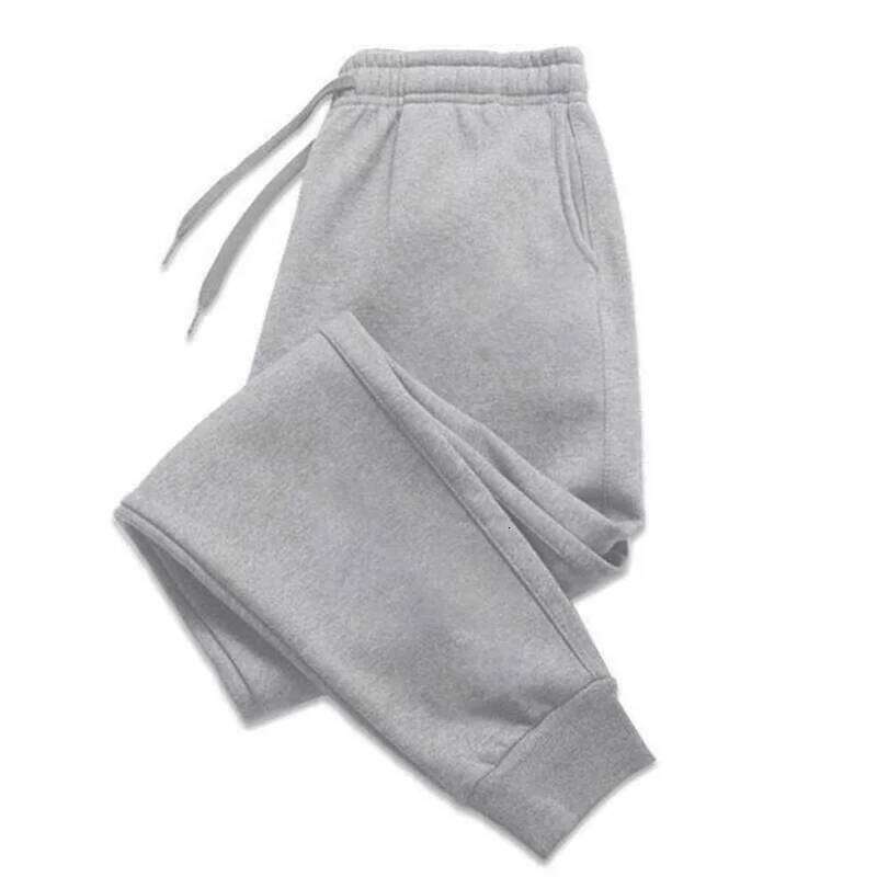 2026 Men's New Casual Sports Fashion Solid Color Loose Street Wear Autumn/Winter Slow Running Fitness Pants