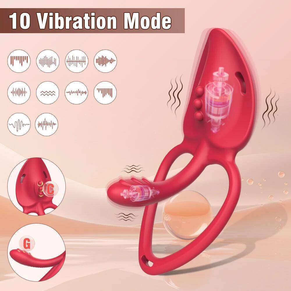 Wearable Panty Vibrator Vibrating Penis Cock Ring APP Remote Control Vibrators Clitoral Stimulator Adult Sex Toys for Women Men Z260311