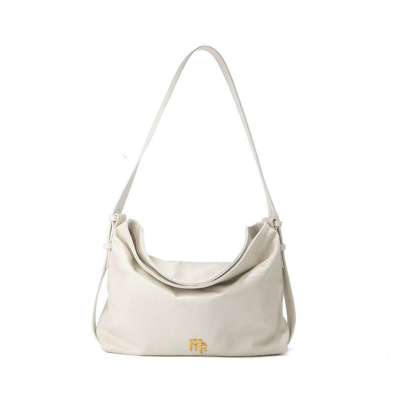 Luxury Shoulder Bags Totes Hobo Top Layer Cowhide Tote For Women Large Capacity Hobo High End Genuine Leather Crossbody Shoulder Bag Commuter Underarm