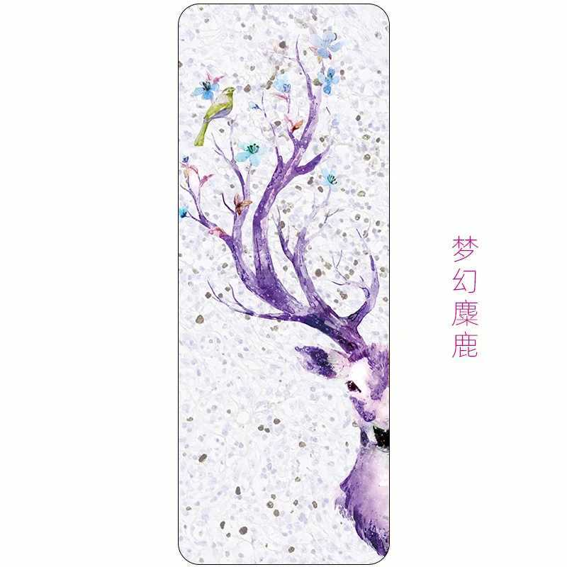 Zen Rhyme 1mm Natural Rubber Suede Yoga Mat Foldable Portable Anti-Slip Drape Gym Meditation Fitness Workout Gymnastics M260312