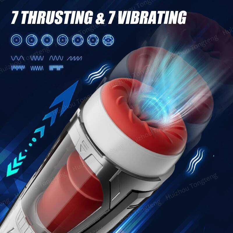Masturbator Cup Automatic Male Masterbation Thrusting Vibrating Sucking Stroker Adult Sex Toys for Men Z260311