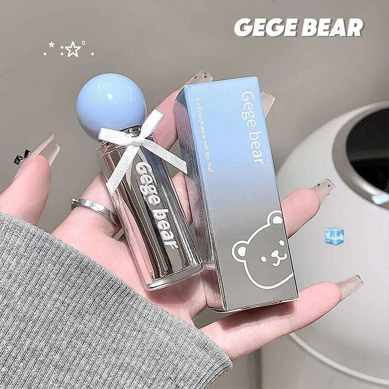Gege bear Artistic Soft Mist Mousse Lip Glaze Velvet Matte Holding Makeup Not Easy to Sticky Cosmetics Lipstick W260311