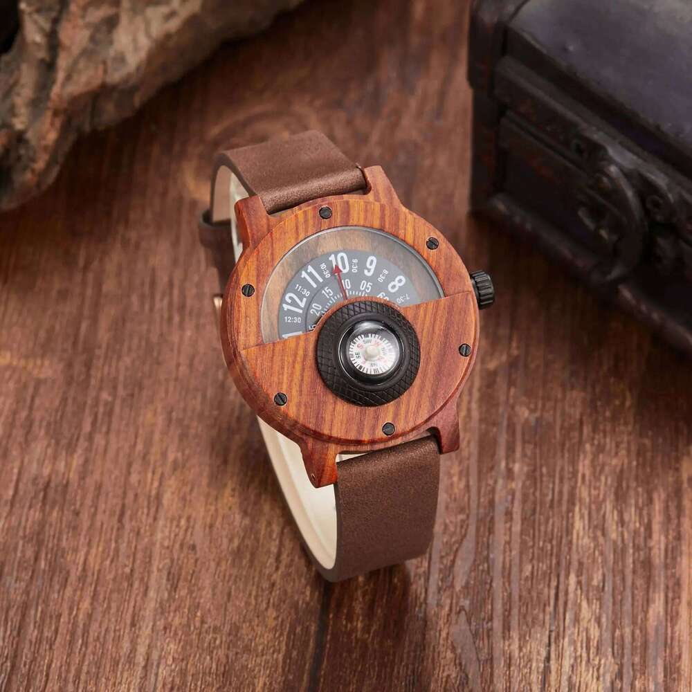 2025 New personalized creative wooden watch men quartz watches relojes para hombres relogio masculino