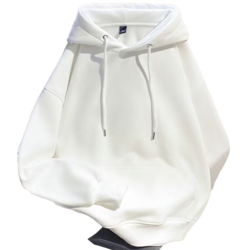 Heavyweight Long-sleeve Sweatshirt For Men And Women Plus Size Designer Hoodie Basic Solid Color Loose Fit Style Hooded Outerwear